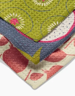 GEOMETRY Tropical Fruit Dishcloth Set