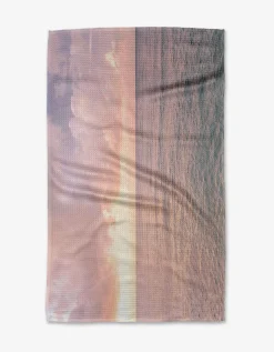 GEOMETRY Tropical Sunrise Tea Towel