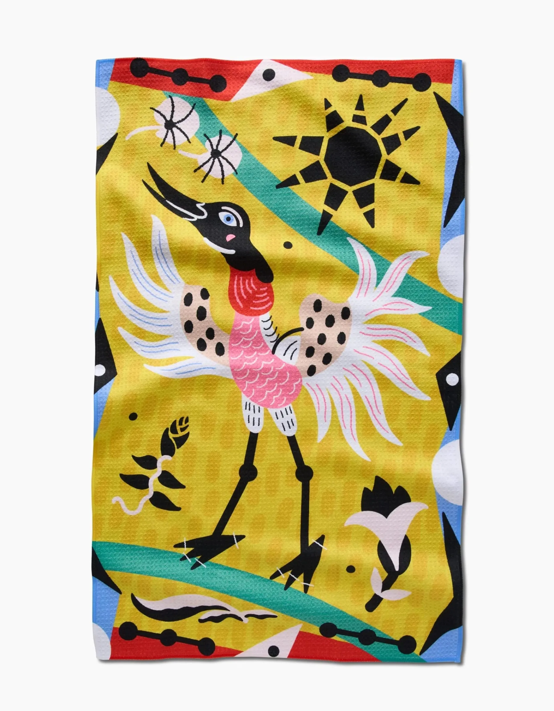 GEOMETRY Tuiuiú Tea Towel