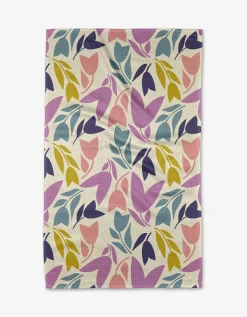 GEOMETRY Tulip Tumble Tea Towel