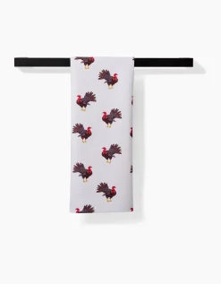 GEOMETRY Turkey Trot Tea Towel