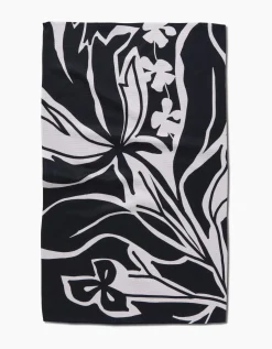 GEOMETRY Twilight Plant Tea Towel