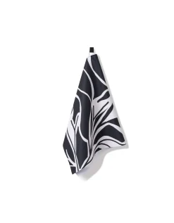 GEOMETRY Twilight Plant Tea Towel