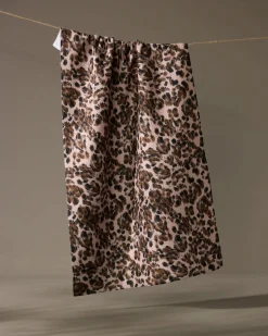 GEOMETRY Umber Tea Towel