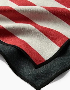 GEOMETRY USA Stripes Beach Towel