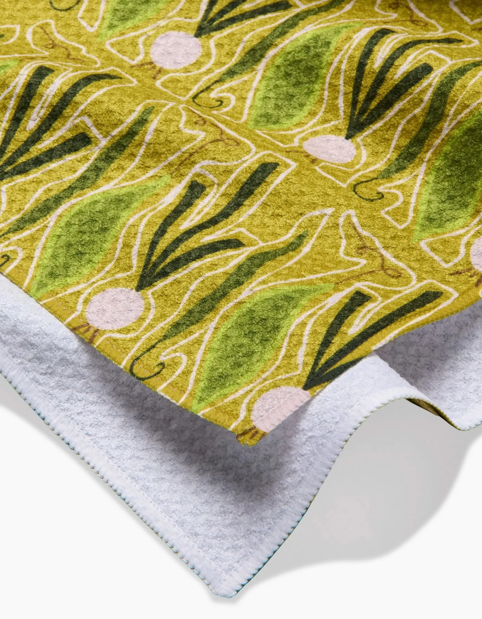 GEOMETRY Veg on Parade Tea Towel