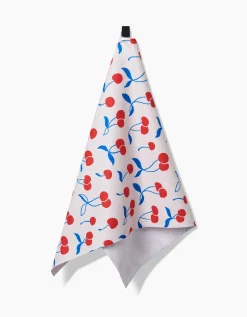 GEOMETRY Very Cherry Tea Towel