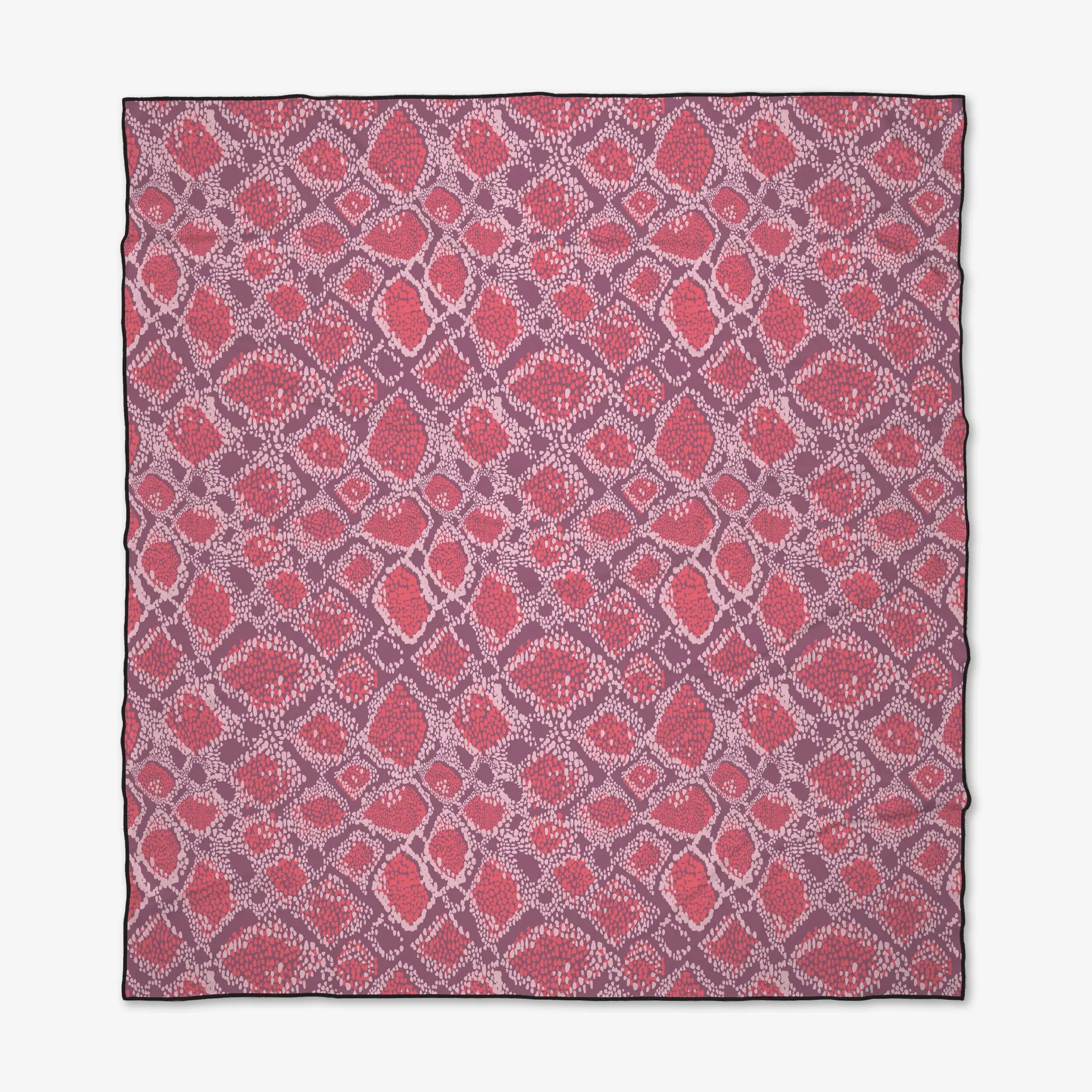 GEOMETRY Vibrant Venom Beach Blanket