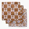 GEOMETRY Vines Acorns And Mushrooms Dishcloth Set