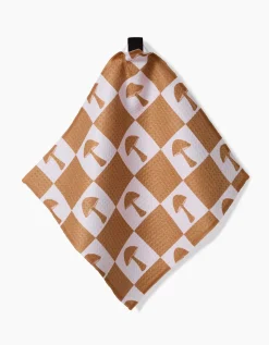 GEOMETRY Vines Acorns And Mushrooms Dishcloth Set