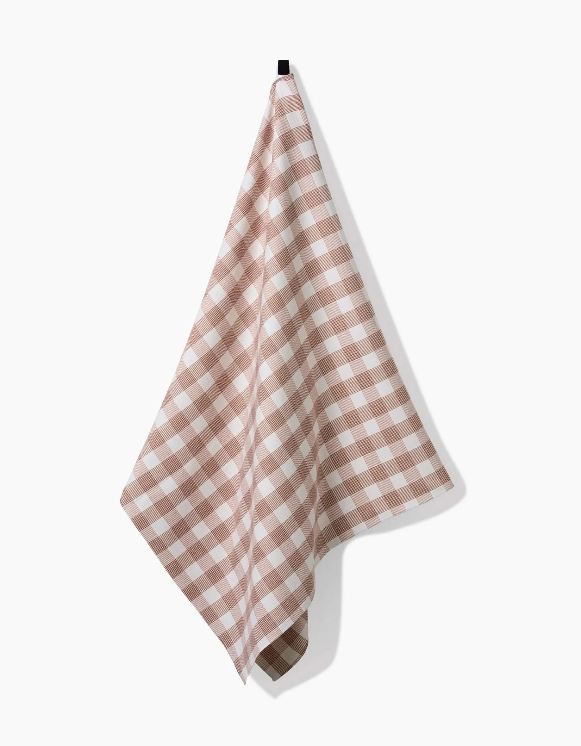 GEOMETRY Vintage Gingham Natural Luxe Bath Towel