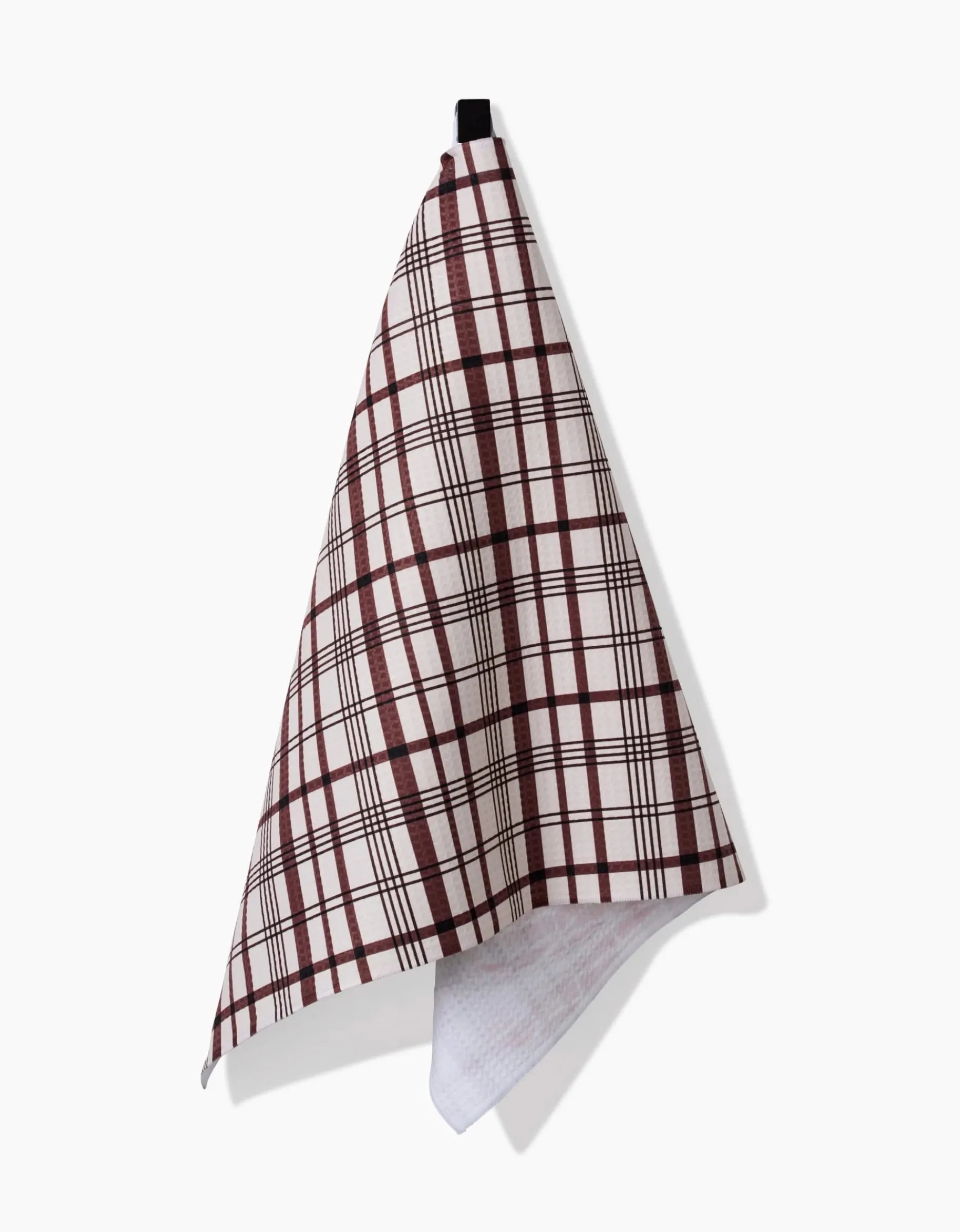 GEOMETRY Vintage Plaid Natural Luxe Hand Towel