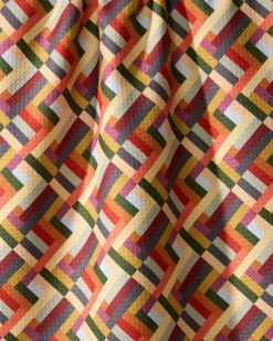 GEOMETRY Vivid Cascade Tea Towel