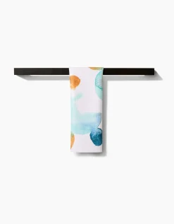 GEOMETRY Watercolor Rocks Bar Towel