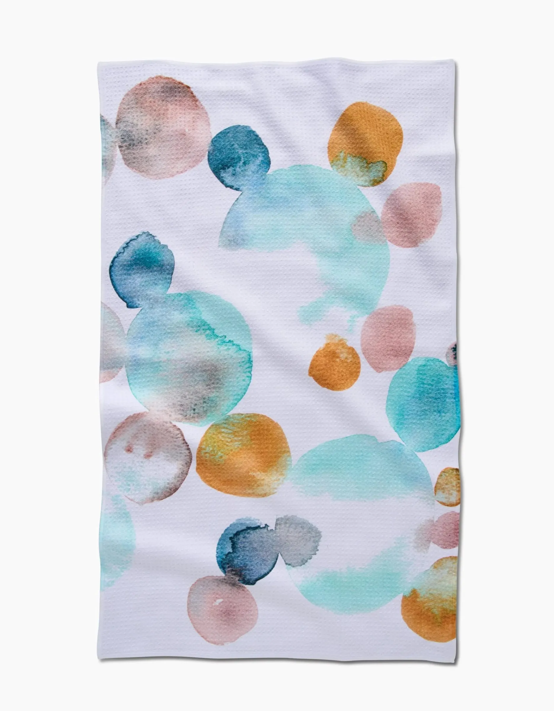 GEOMETRY Watercolor Rocks Tea Towel