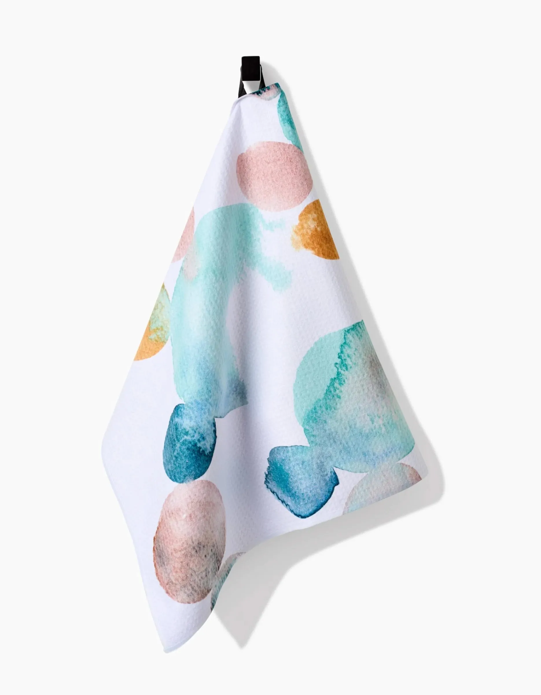 GEOMETRY Watercolor Rocks Tea Towel