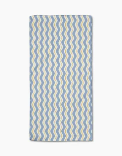 GEOMETRY Wave Ripple Stripes Bar Towel