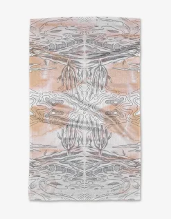 GEOMETRY Waves Tea Towel