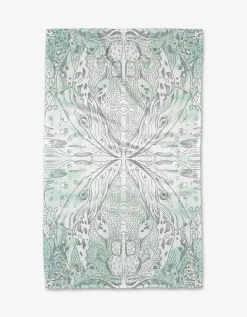 GEOMETRY Whale Tea Towel