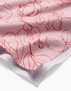 GEOMETRY Wild Roses Tea Towel