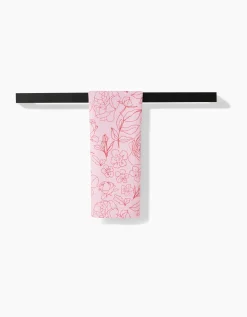 GEOMETRY Wild Roses Tea Towel