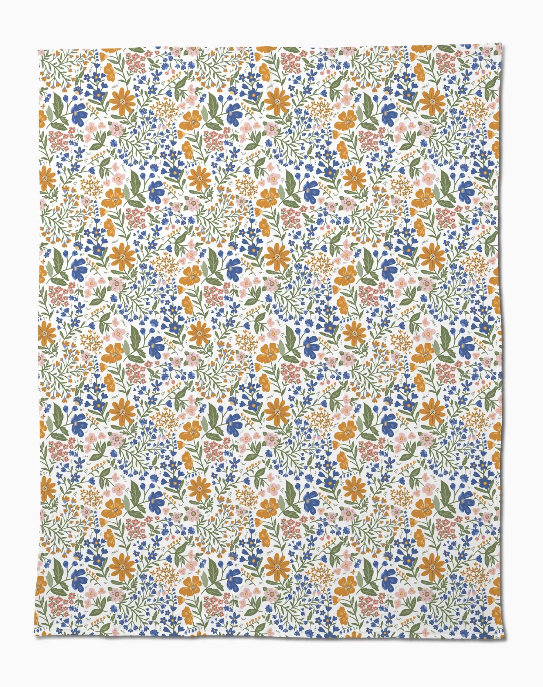 GEOMETRY Wildflower Vine Blush Butter Blanket
