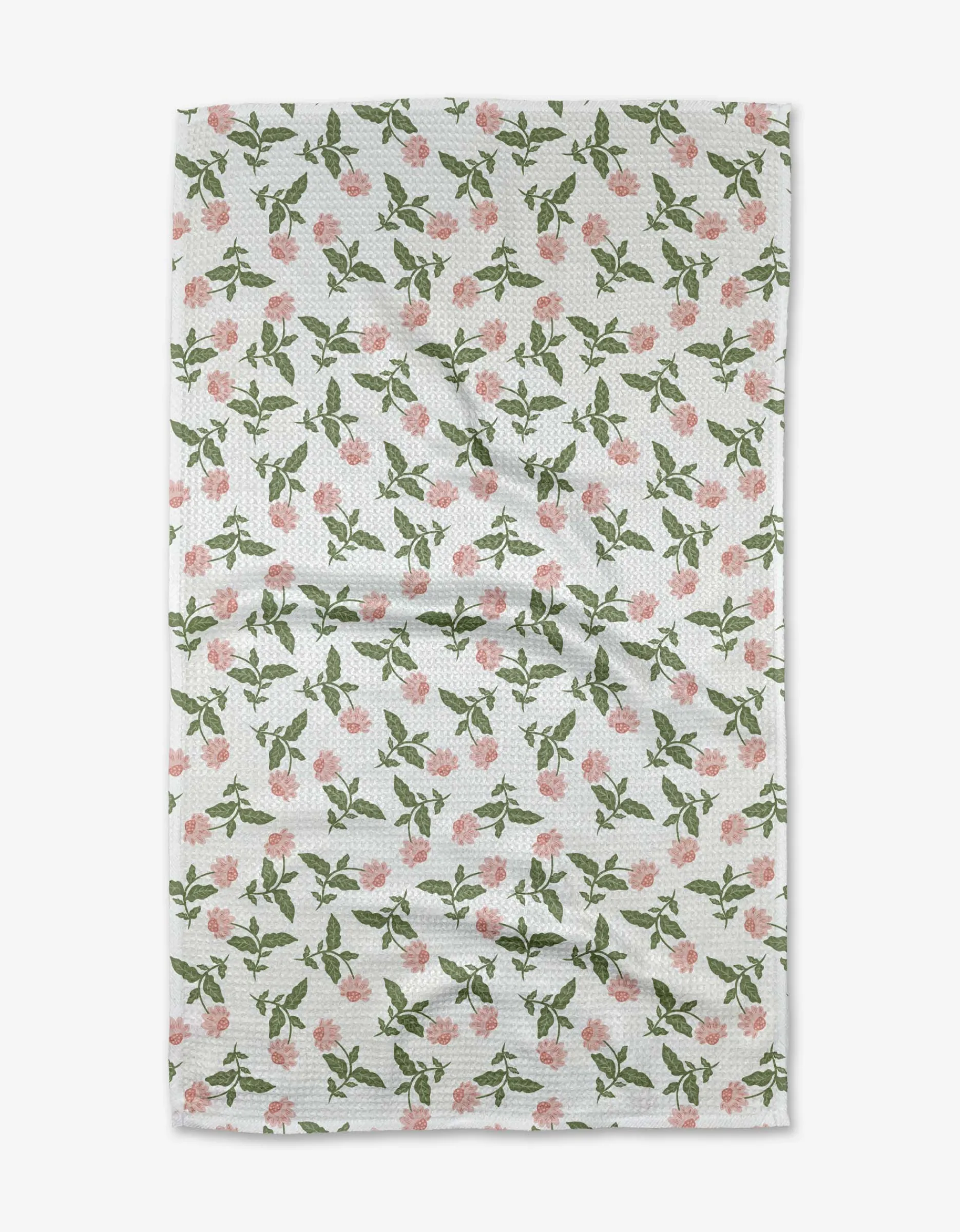 GEOMETRY Wildflower Vine Blush Tea Towel