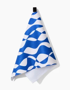 GEOMETRY Wonky Lines Bar Towel