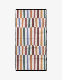 GEOMETRY Wonky Stripes Fitness Towel