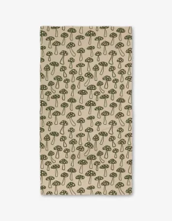 GEOMETRY Woodland Mushroom Luxe Bath Towel