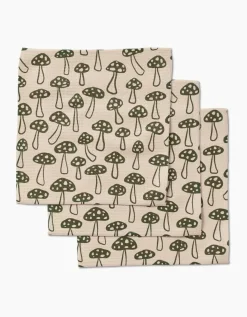 GEOMETRY Woodland Mushroom Luxe Washcloth Set