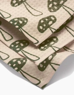 GEOMETRY Woodland Mushroom Luxe Washcloth Set