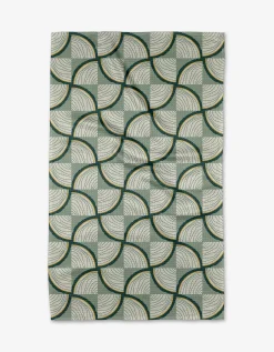 GEOMETRY Woodpile Tea Towel