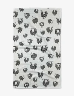 GEOMETRY Wooly Sheep Tea Towel