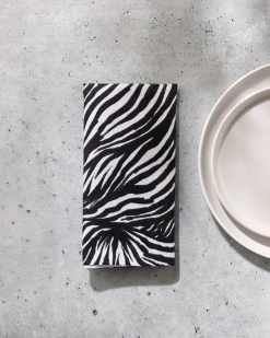 GEOMETRY Zebra Dinner Napkin Set