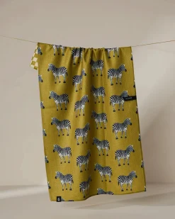 GEOMETRY Zebra Way Double-Sided Tea Towel